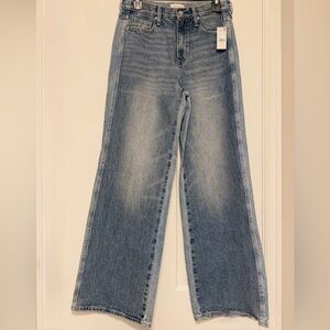 NWT Women's Wide Leg Blue PACSUN Jeans